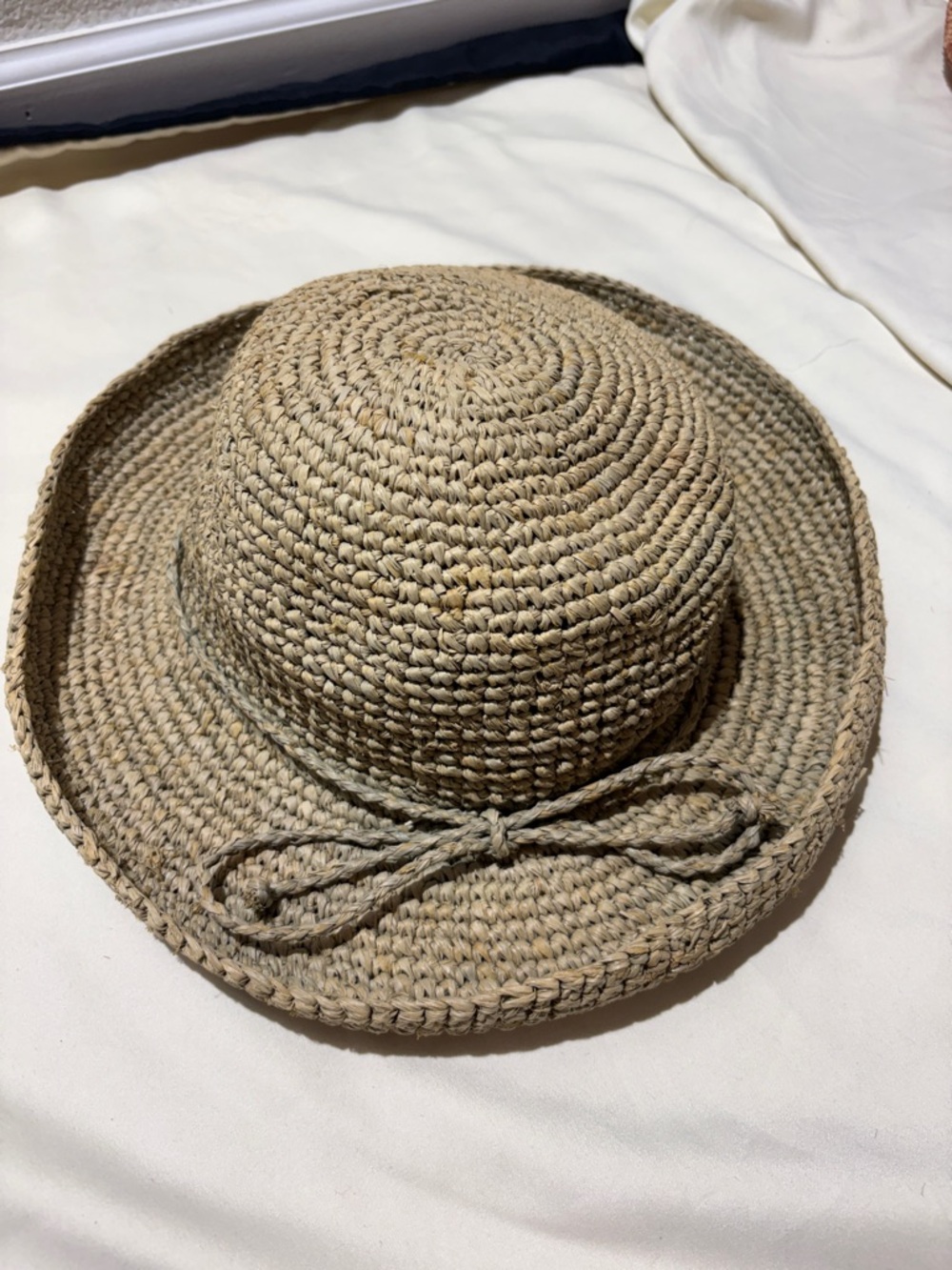 San Diego Hat Company Kids Braided Straw Sun Hat in Natural